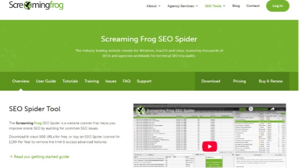 screaming frog seo spider