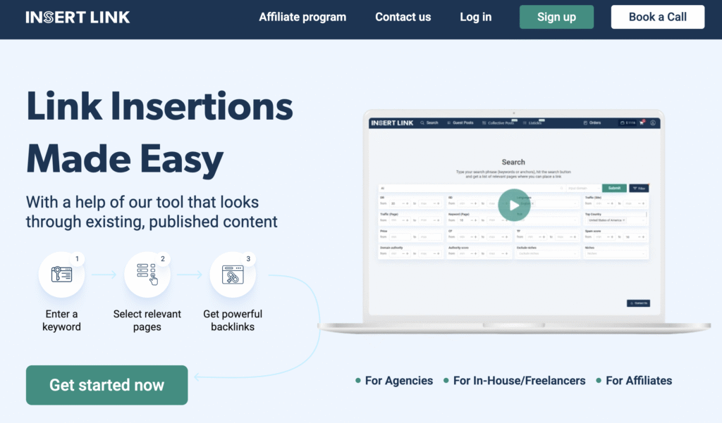 INSERT.LINK guest post marketplace