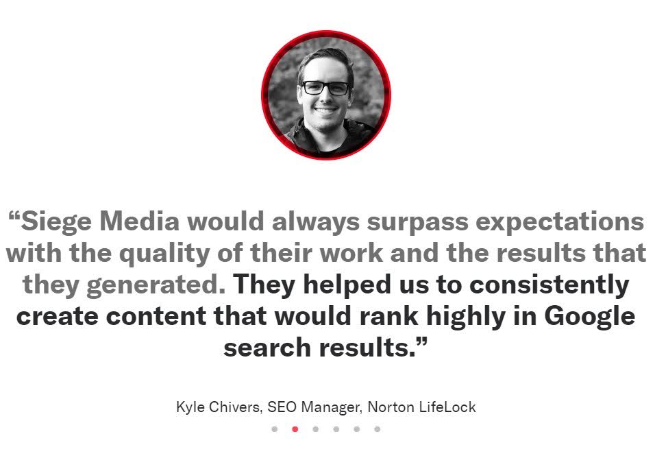 Siege Media clients review