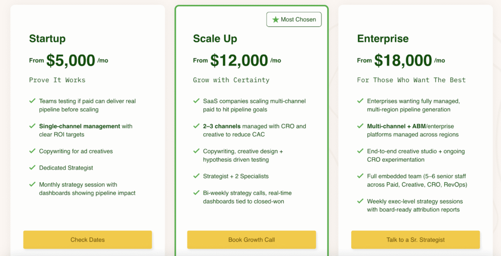 Powered by Search pricing