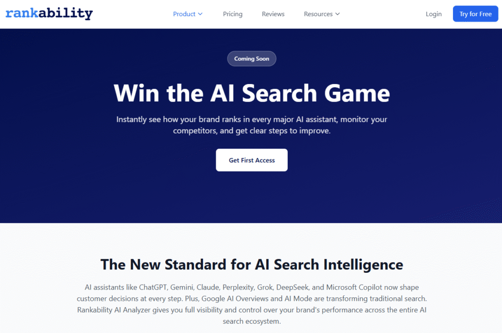 Rankability AI Analyzer