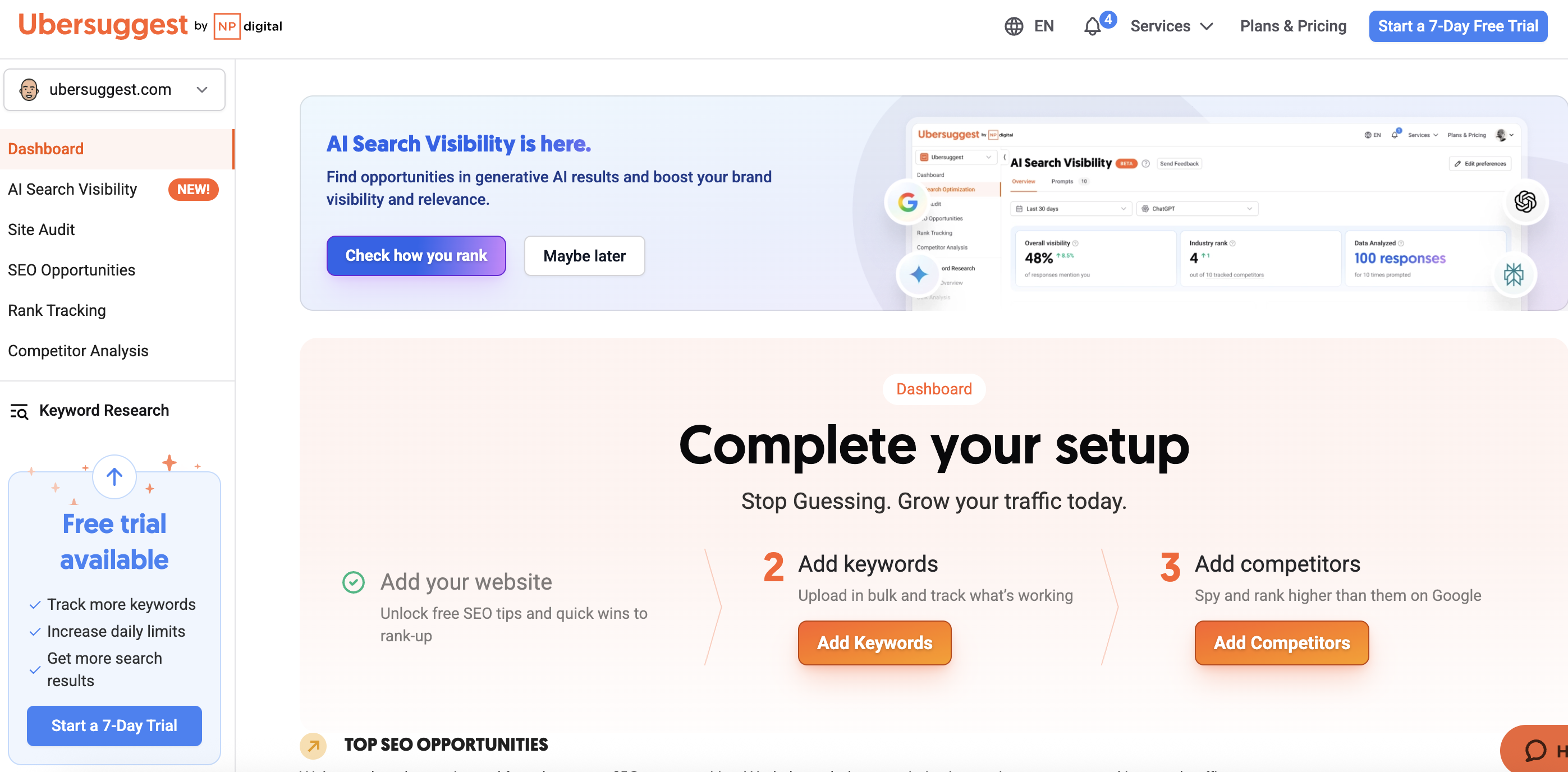 Ubersuggest