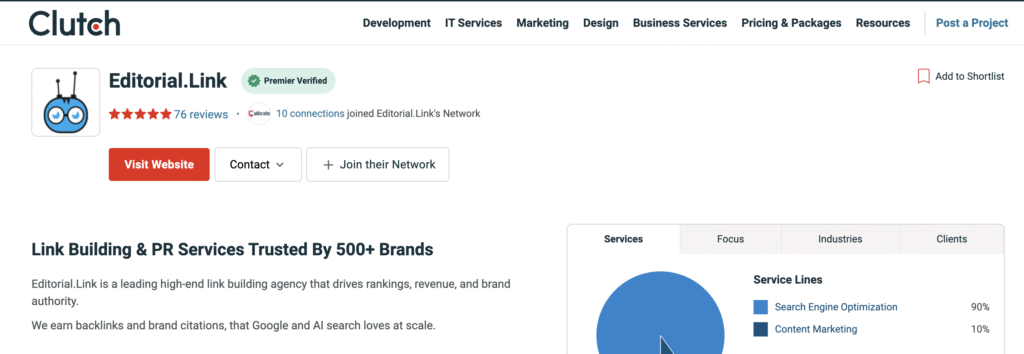 Editorial.Link clutch