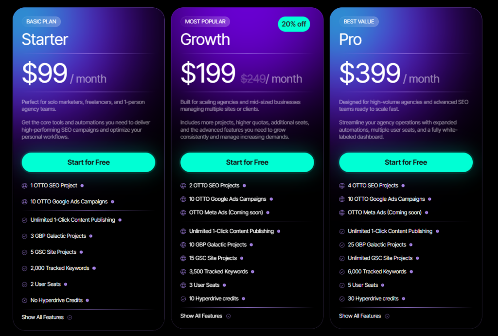 Search Atlas pricing